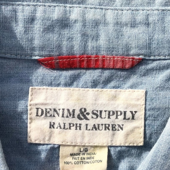 Ralph Lauren DENIM & SUPPLY Camo Patchwork (SZ L) - Picture 3 of 7